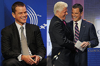 Photos of Matt Damon, Alicia Keys, Bill Clinton, And Barack Obama at The Clinton Global Initiative in NYC