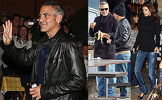 Photos of George Clooney, Elisabetta Canalis in Italy For A Very Private Gentleman