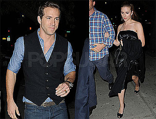 Photos of Scarlett Johansson, Ryan Reynolds Leaving SNL After Performing