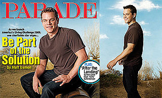 Photos of Matt Damon on the Cover of Parade Magazine