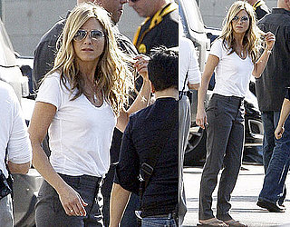 Photos of Jennifer Aniston Filming The Baster in LA
