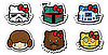 Hello Wars Stickers Are Hello Kitty and Star Wars Combined