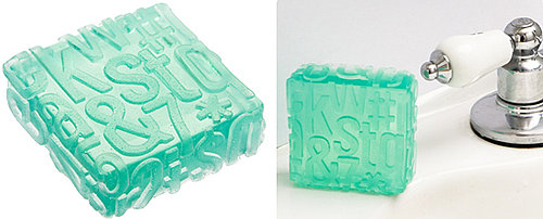 Typography Soap From Fred Flare