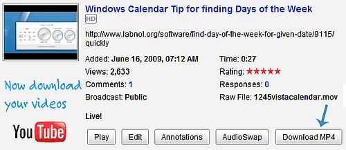 Daily Tech: Download Your YouTube Vids For Watching Later