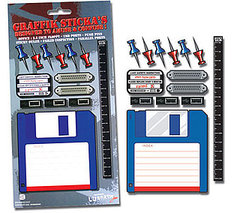 Floppy Disc and USB Port Stickers From Perpetual Kid Floppy Disc and USB Port Stickers From Perpetual Kid