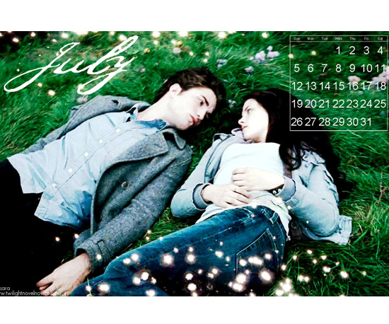 2009 Twilight Desktop Calendars 