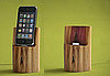 Wooden Cedar iPhone and iPod Dock From Etsy