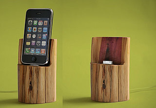 Wooden Cedar iPhone and iPod Dock From Etsy