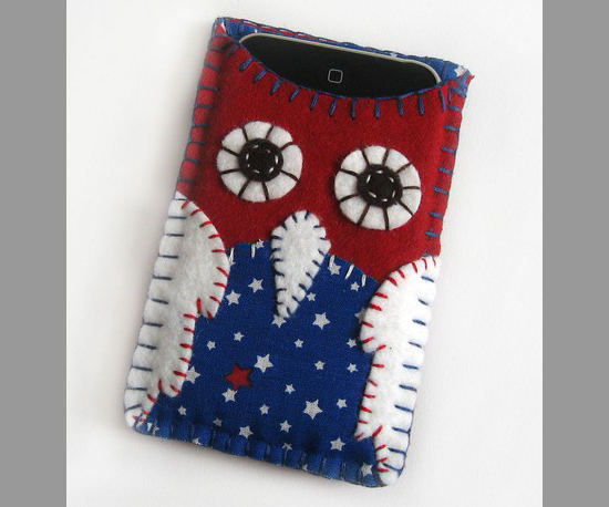Patriotic Owl iPhone/iPod Case
