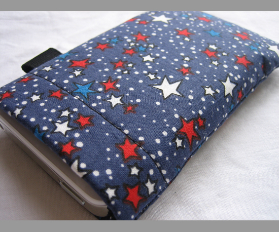 Red, White, and Blue Star iPod Case