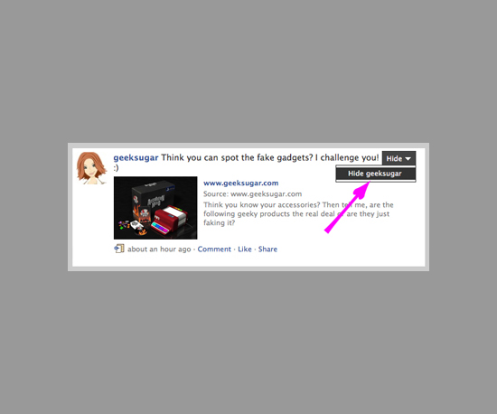 How to Hide Status Updates How to Hide Status Updates
