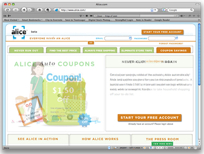 New Website Alice Is Online Shopping Site For Home Products