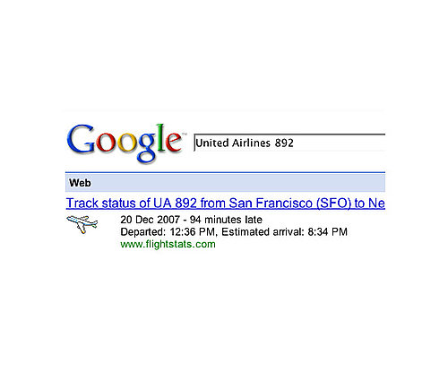 Tracking Flights Using Google Tracking Flights Using Google