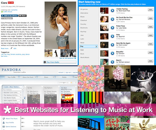 Best Websites For Listening to Music at Work Best Websites For Listening to Music at Work