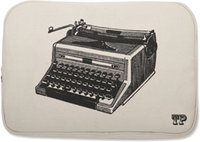 Thomas Paul Luddite Typewriter Print Laptop Sleeve For Sale