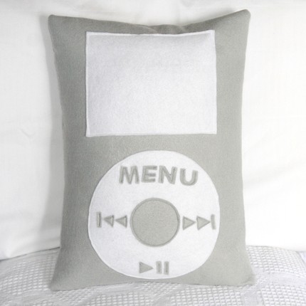 Handmade Recycled Felt iPod Pillow Cover From Etsy
