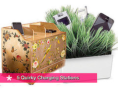 Strange Looking Charging Stations
