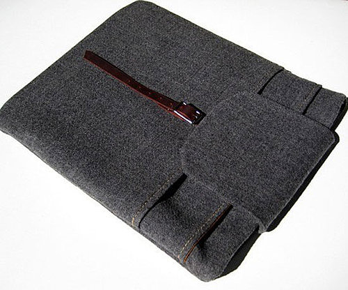 Grey Wool Laptop Cozy ($50) Grey Wool Laptop Cozy ($50)