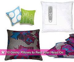Check out 10 Geeky Pillows for Your Home