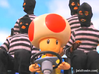 Adult Swim's Robot Chicken Satirizes Toad and Mario Kart For Funny Video