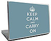 Keep Calm and Carry On Laptop Decals For Sale