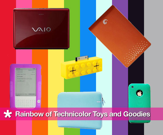 A Rainbow of Technicolor Toys and Goodies A Rainbow of Technicolor Toys and Goodies