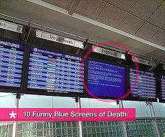 Blue Screens of Death Across the World and in Funny Places Blue Screens of Death Across the World and in Funny Places