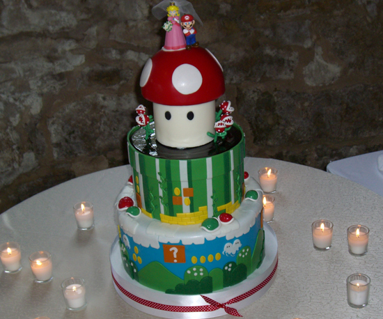 Mario Wedding Cake Mario Wedding Cake