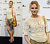 Diane Kruger Attends Berlin Fashion Week in Cargo Shorts and Crochet Top