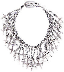 The Look For Less: Elizabeth and James Cross Charm Bracelet 
