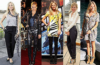 Sienna Miller Wears Diane von Furstenberg and Gucci at Premieres of G.I. Joe