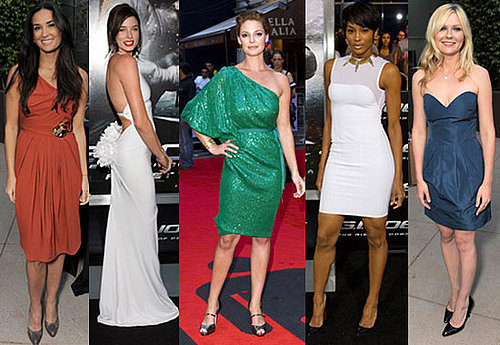 Photo of Demi Moore, Rachel Nichols, Katherine Heigl, and Ciara