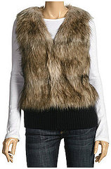 The Look For Less: Juicy Couture Faux Fur Vest The Look For Less: Juicy Couture Faux Fur Vest