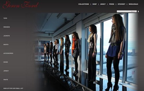 Geren Ford Builds a Web Home For Its Silky Goods 