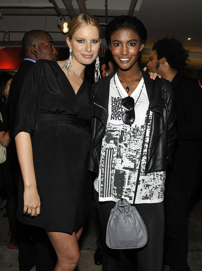 Models Karolina Kurkova and Sesilee Lopez
