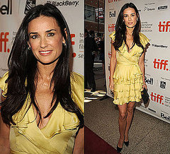 Photo of Demi Moore in Yellow Dress at 2009 Toronto Film Festival