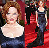 Photo of Christina Hendricks on the Emmy Awards Red Carpet