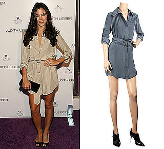 Photo of Jenna Dewan Wearing Shirtdress at Judith Leiber Party in LA