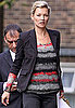 Photo of Kate Moss in Moody Topshop Sweater in London