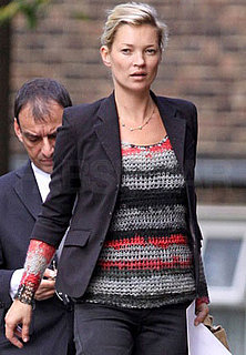 Photo of Kate Moss in Moody Topshop Sweater in London