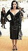 Photo of Dita Von Teese in Black Leather Dress at Christian Dior 2010 Spring Paris Fashion Week Showing