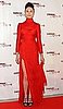 Olga Kurylenko Wears a Long Red Valentino Dress With High Slit