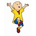 Why is Caillou bald?