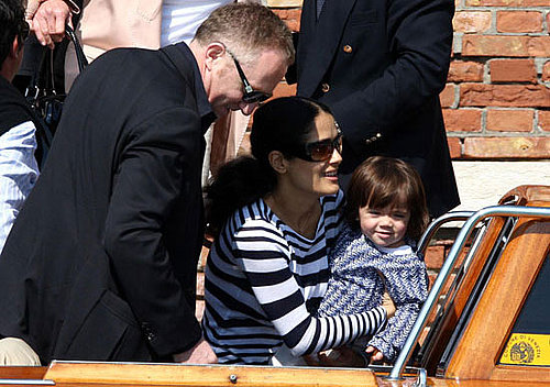 Salma Hayek Doesn't Let Valentina Cry It Out
