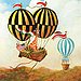 Antique Balloon Canvas