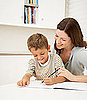 Parents Tutoring Children