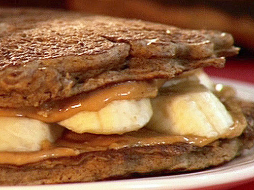 Elvis Pancake Sandwiches: Breakfast and Lunch!