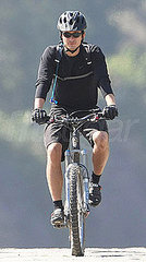 Photo of Orlando Bloom Mountain Biking