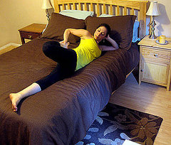 Hit the Hay: Lying Side Quad Stretch Hit the Hay: Lying Side Quad Stretch
