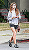 Photo of Shanae Grimes Walking to Her Gym